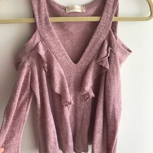 Pink/Purple colored blouse WORN ONCE